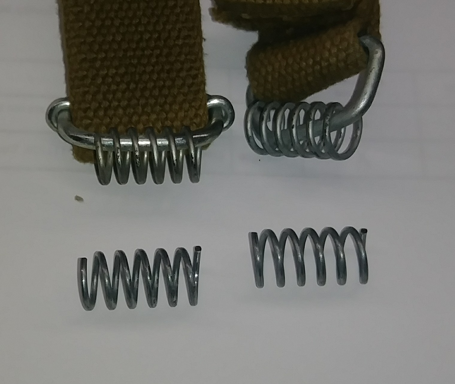 SKS SLING SPRING ENDS TO REPLACE LEATHER TABS